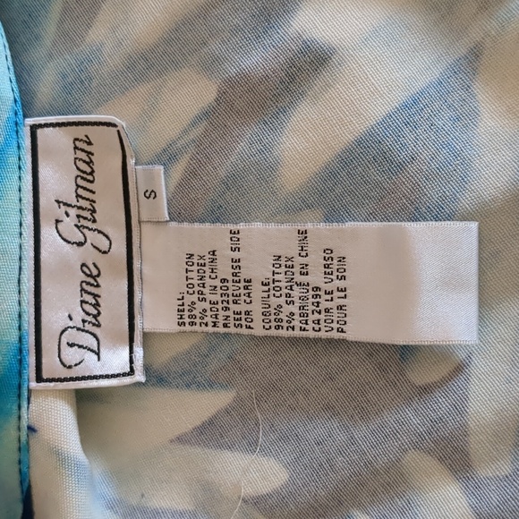 DIANE GILMAN Jean JACKET Style & Matching Tank Top - M - Picture 5 of 10